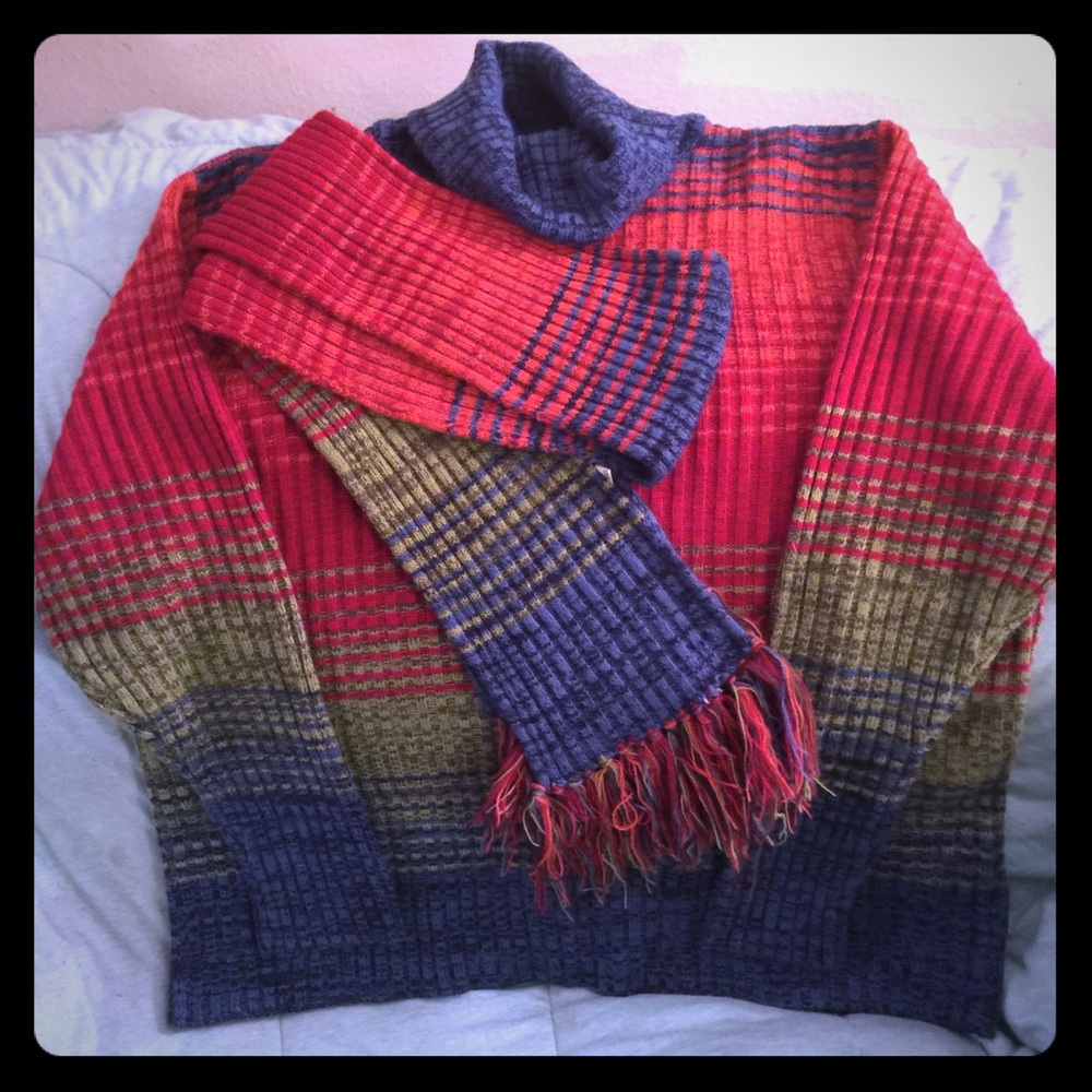 Sweater and scarf